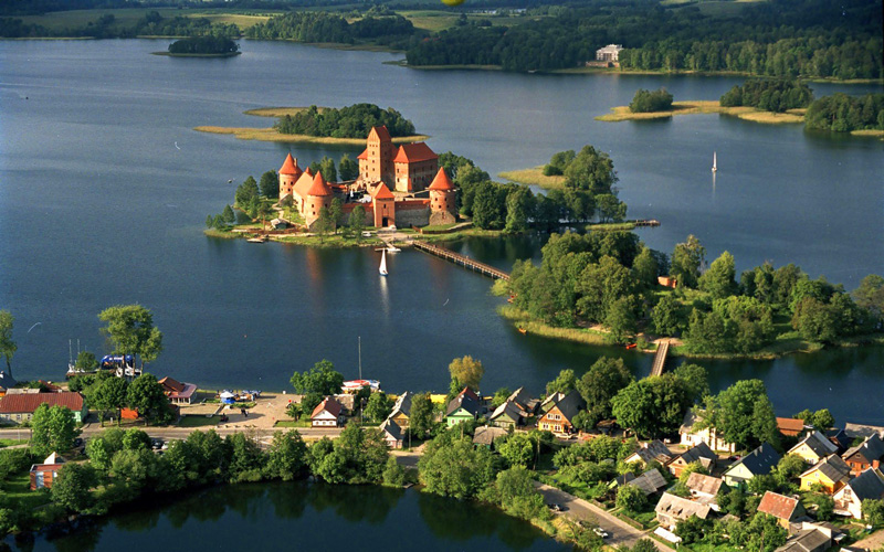 Castillo de Trakai, símbolo de Lituania