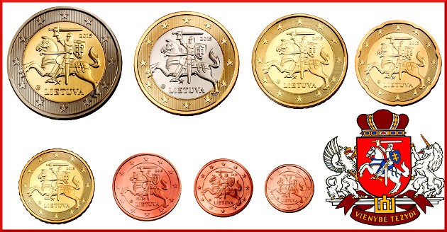 Monedas de Euro de Lituania